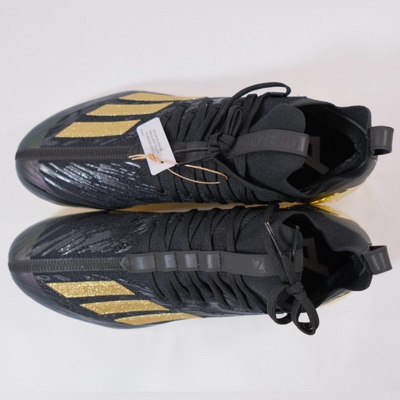 Adidas Adizero Primeknit Football Cleats Black Gold GV9632 Mens Size 10.5 Saints main image 9